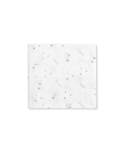 Gasas Bambu 55X70 Mod Bear Pack 3 Gris