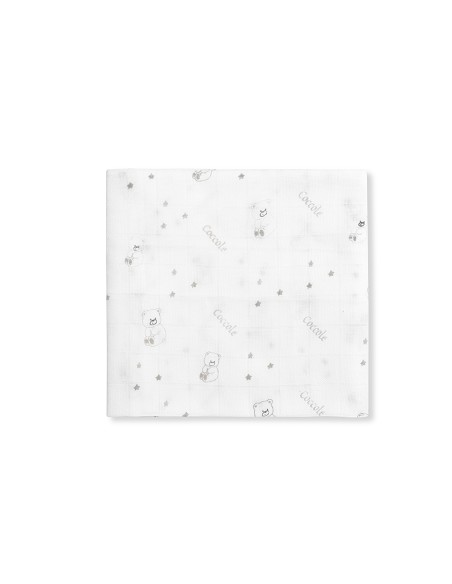 Gasas Bambu 55X70 Mod Bear Pack 3 Gris