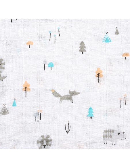 Gasas 80X80 Pack3 Modelo Forest Jungla Verde