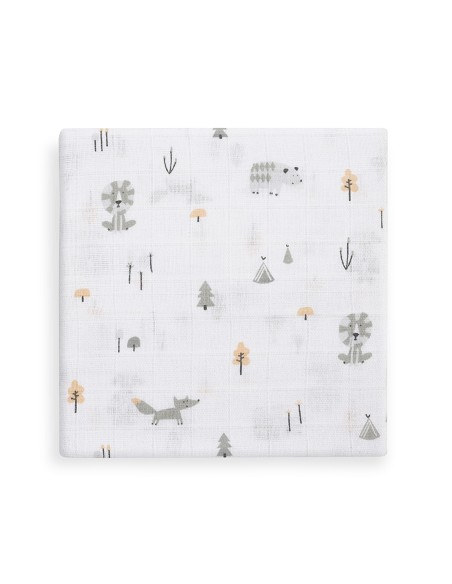 Gasas 80X80 Pack3 Modelo Forest Jungla Gris