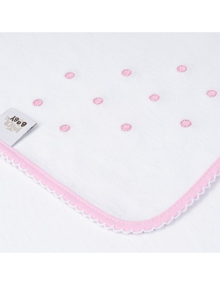 Gasa Bordada Mod Bodoque Rosa