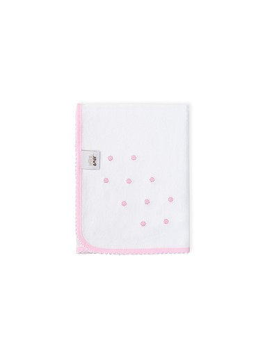 Gasa Bordada Mod Bodoque Rosa