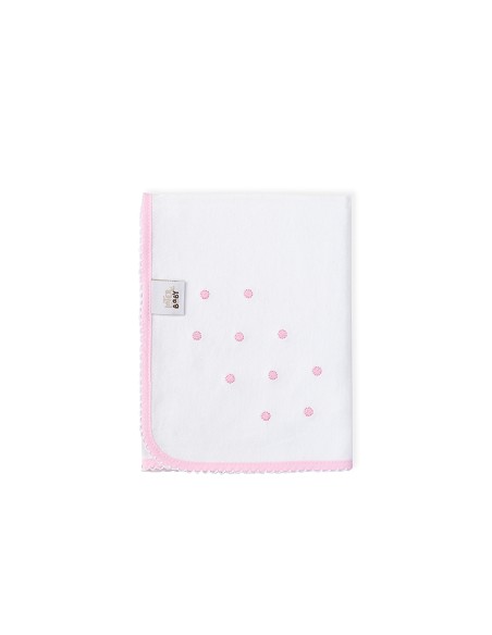 Gasa Bordada Mod Bodoque Rosa