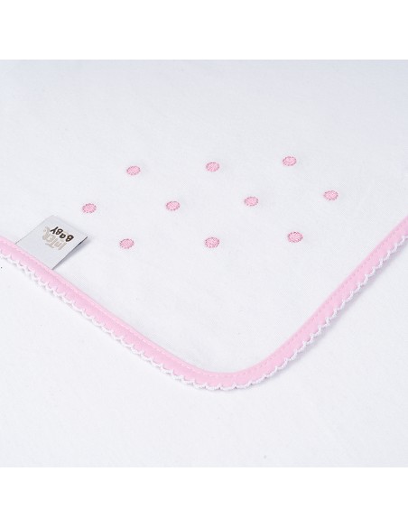 Gasa Bordada Mod Bodoque Rosa