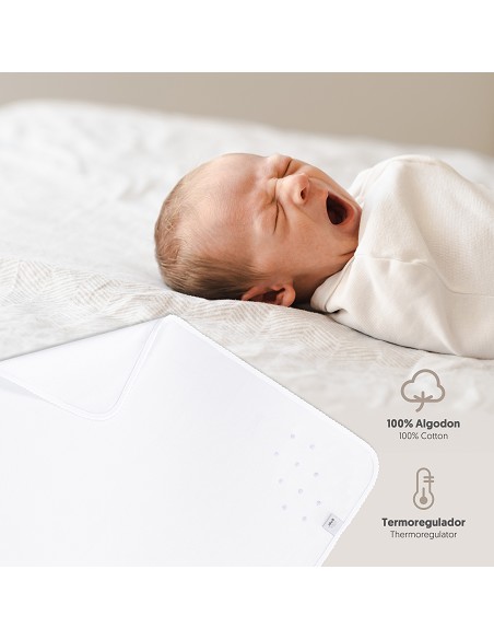 Gasa Bordada Mod Bodoque Blanco