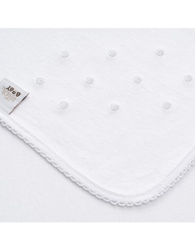 Gasa Bordada Mod Bodoque Blanco