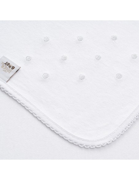 Gasa Bordada Mod Bodoque Blanco
