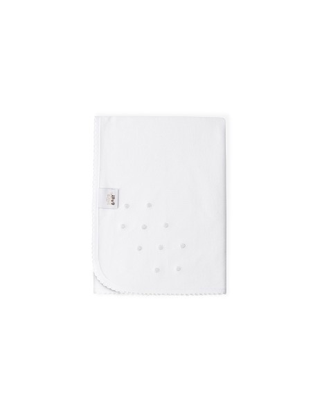 Gasa Bordada Mod Bodoque Blanco