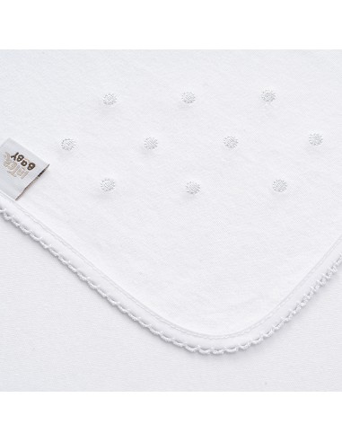Gasa Bordada Mod Bodoque Blanco