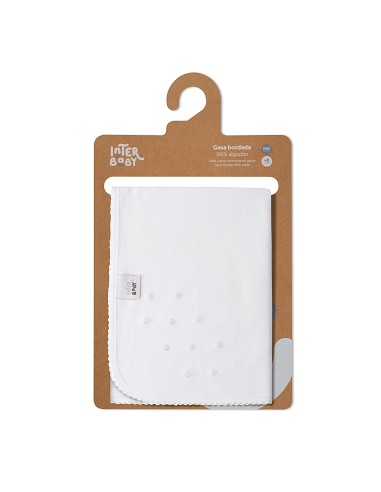 Gasa Bordada Mod Bodoque Blanco
