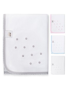 Gasa Bordada Mod Bodoque Gris