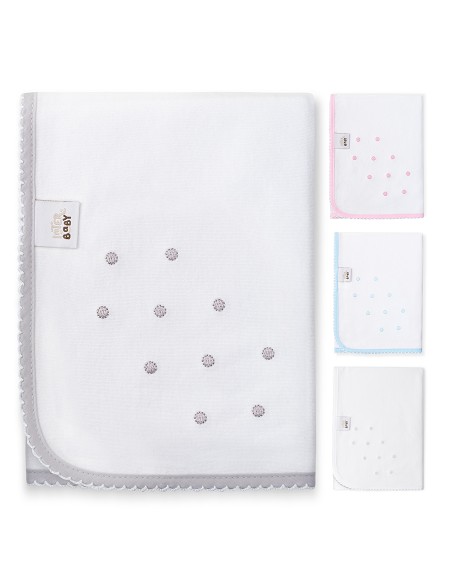 Gasa Bordada Mod Bodoque Gris