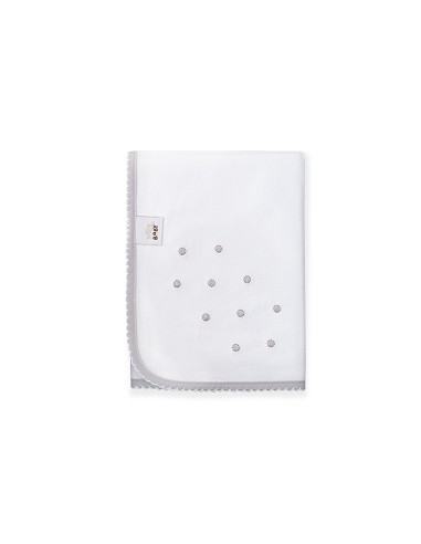 Gasa Bordada Mod Bodoque Gris