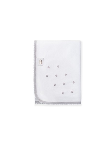 Gasa Bordada Mod Bodoque Gris