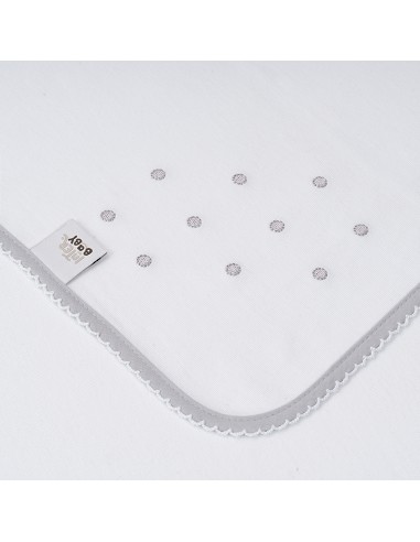 Gasa Bordada Mod Bodoque Gris