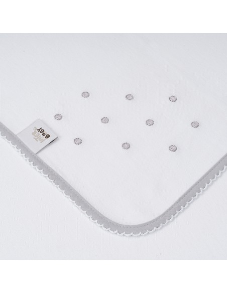 Gasa Bordada Mod Bodoque Gris