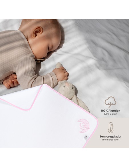 Gasa Bordada Mod Sleep Rosa