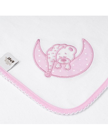 Gasa Bordada Mod Sleep Rosa