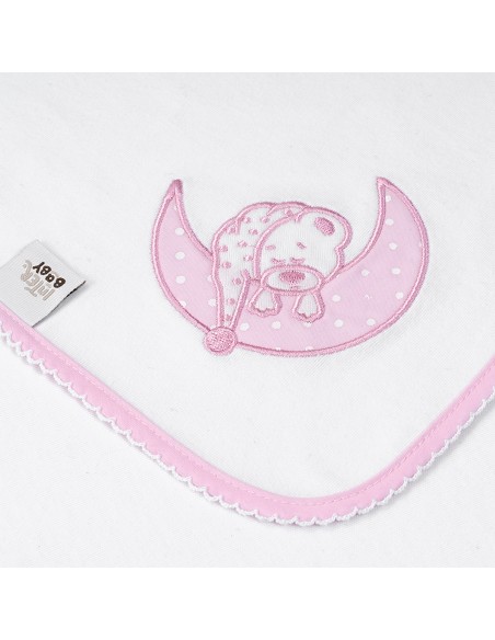 Gasa Bordada Mod Sleep Rosa
