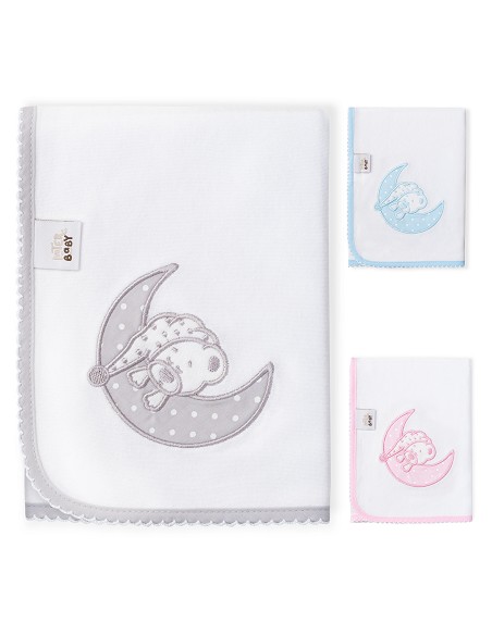 Gasa Bordada Mod Sleep Gris