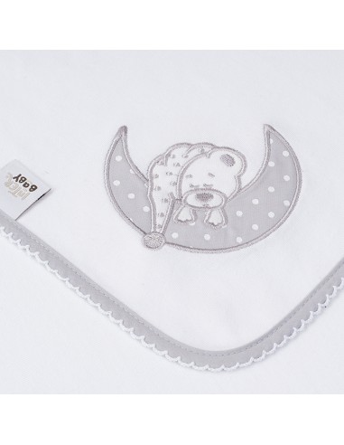 Gasa Bordada Mod Sleep Gris