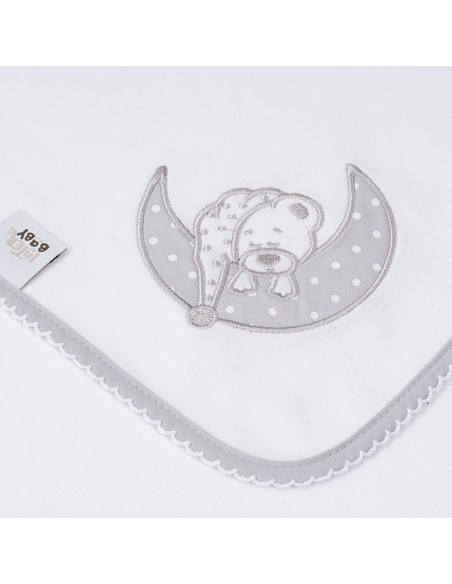 Gasa Bordada Mod Sleep Gris