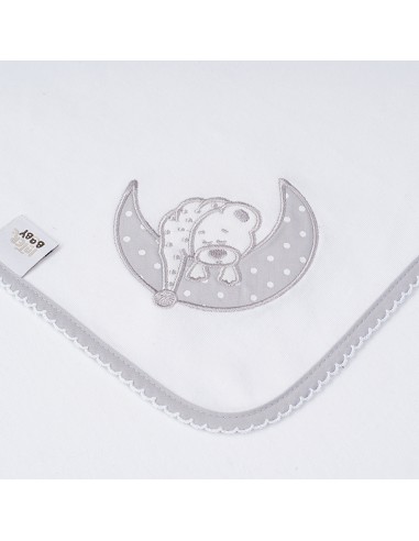 Gasa Bordada Mod Sleep Gris