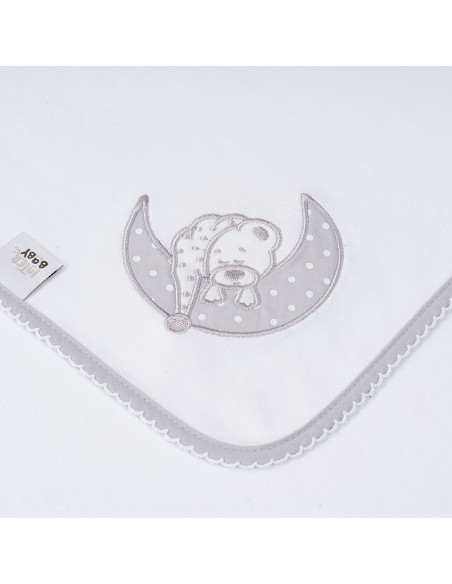 Gasa Bordada Mod Sleep Gris
