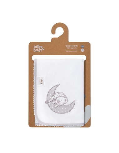 Gasa Bordada Mod Sleep Gris