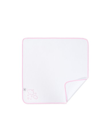 Gasa Bordada Mod Nubes Rosa