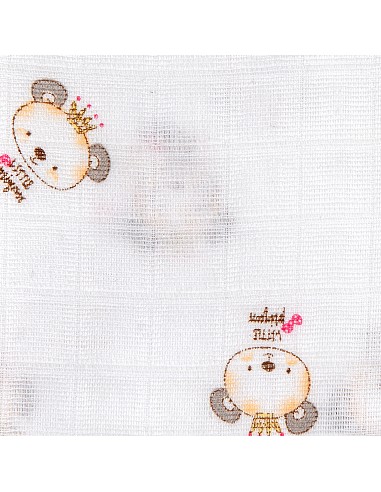 Gasa 80X80  Pack 3 Rosa