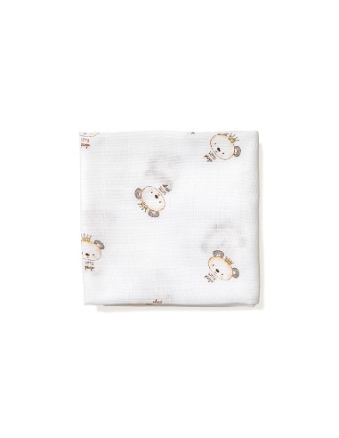 Gasa 80X80  Pack 3 con Percha Gris