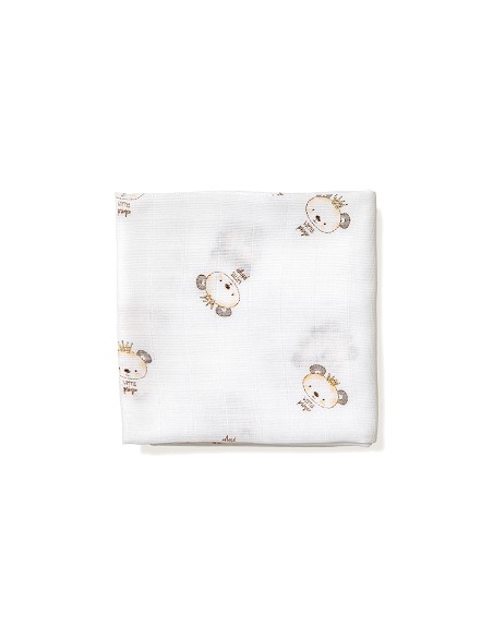 Gasa 80X80  Pack 3 con Percha Gris