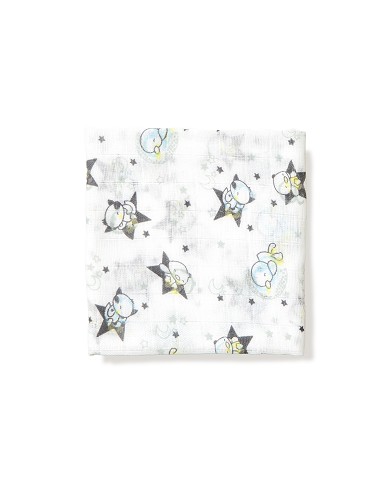 Gasa 80X80  Pack 3 con Percha Gris