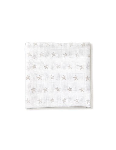 Gasa 80X80  Pack 3 con Percha Gris