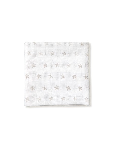 Gasa 80X80  Pack 3 con Percha Gris