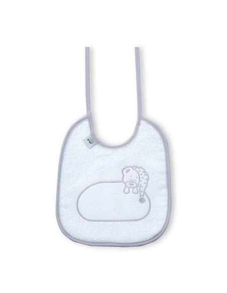 Pack 2 Baberos Bco/Gris