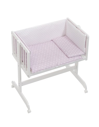 Minicuna Colecho+Coord  Mod Star(Colecho) Rosa