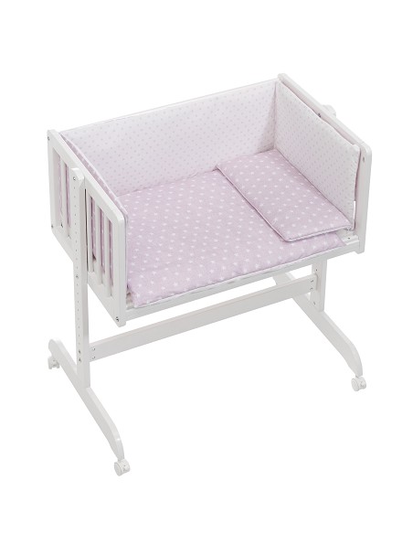 Minicuna Colecho+Coord  Mod Star(Colecho) Rosa