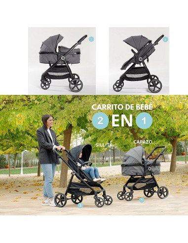 Carro de Paseo 2 En 1 Capazo+Silla Modelo Versa...