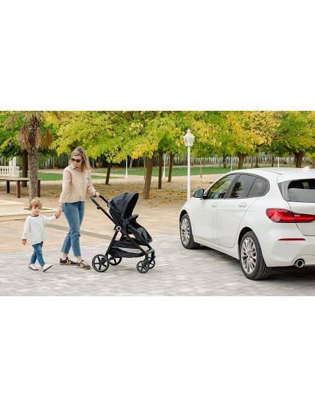 Carro de Paseo 2 En 1 Capazo+Silla Modelo Versa Gris