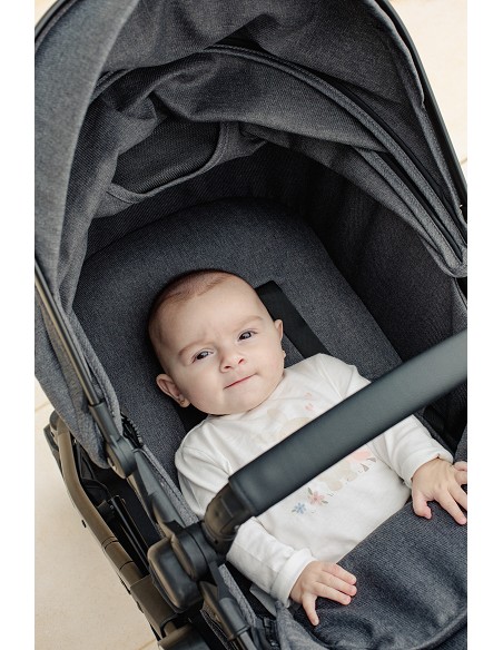 Carro de Paseo 2 En 1 Capazo+Silla Modelo Versa Gris