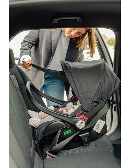 Carro de Paseo 3 En 1 Capazo+Silla+Grupo 0 Modelo Versa Gris