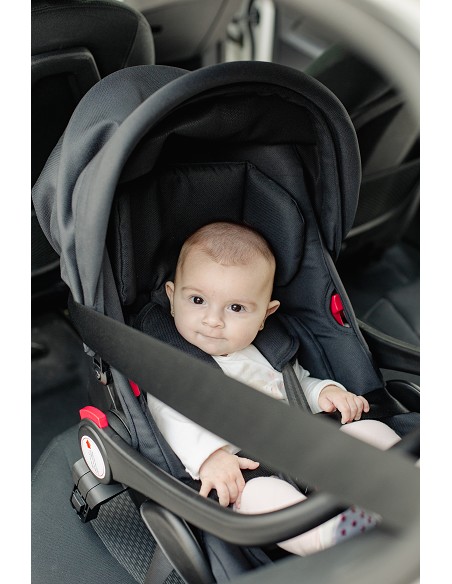 Carro de Paseo 3 En 1 Capazo+Silla+Grupo 0 Modelo Versa Gris