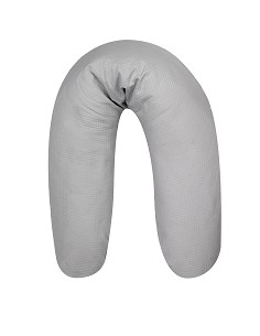 Almohada Lactancia Xl Mod Enzo/Zoe Gris