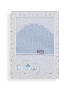 Capa de Baño 1 x 1 Mt Mod  Astrid Bco/Azul