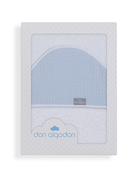 Capa de Baño 1 x 1 Mt Mod  Astrid Bco/Azul