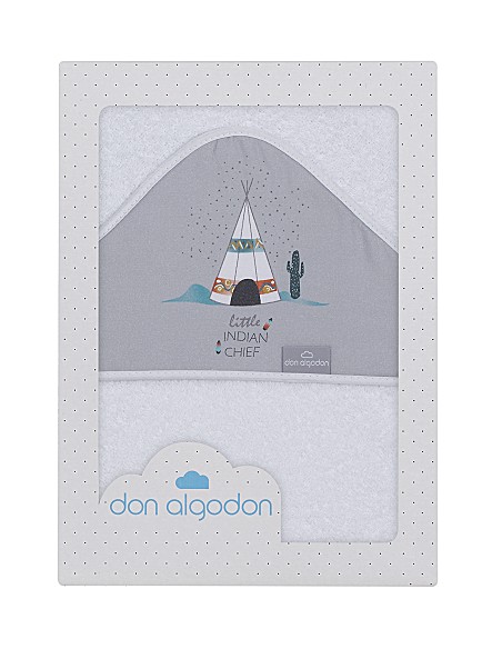 Capa de Baño 1 x 1 Mt Mod  Dakota Bco/Gris