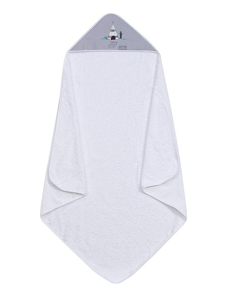 Capa de Baño 1 x 1 Mt Mod  Dakota Bco/Gris