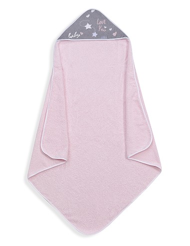 Capa de Baño 1 x 1 Mt Mod  Love You Rosa